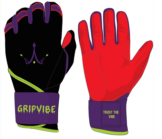 Black, Red, Purple, and Green - "Trust the Vibe"